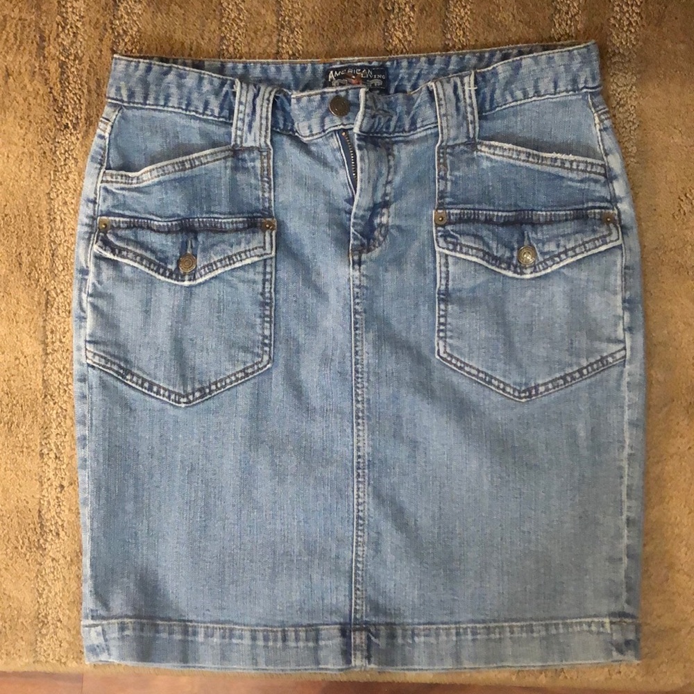American Living Jean Skirt- Size 6